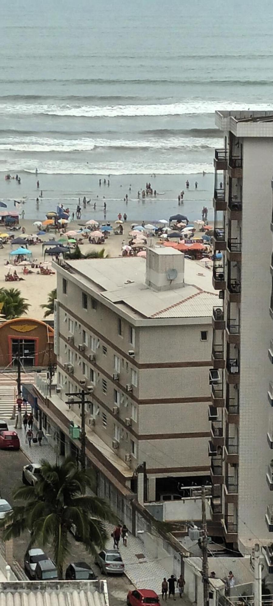 Apto Com Sacada Gourmet Vista Mar Praia Grande  Extérieur photo